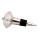 Clear Crackle Melon Glass Wine Stopper 